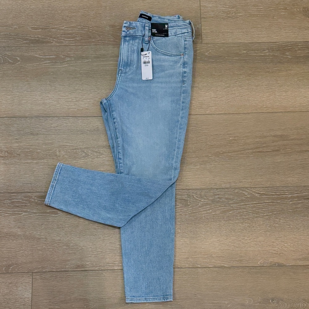 Express Light Blue Skinny Jeans